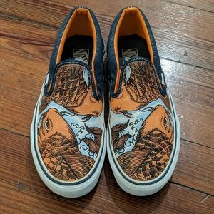 Vans Koi Fish Slip On Women's Size 8